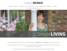 Tablet Screenshot of debbiebenko.com